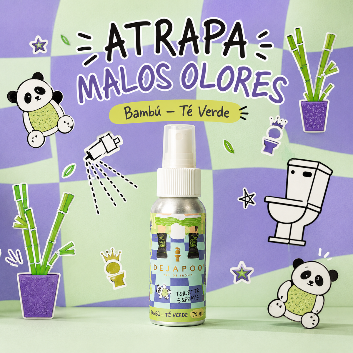 Spray de Baño Eliminador de Olores | Dejapoo®