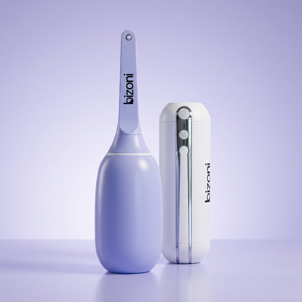 Pack Higiene Portátil Completa | Bidet Portátil + Botella de Higiene Femenina