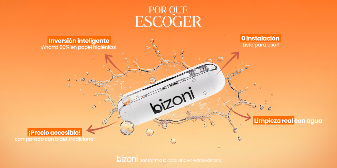 Bizoni: el bidet portátil que transforma tu higiene diaria