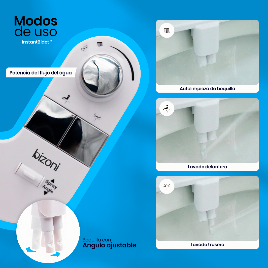 Adaptador Bidet para W.C | InstantBidet Bizoni®