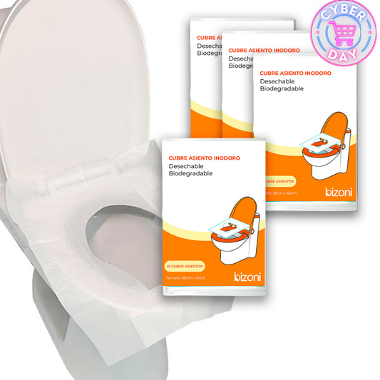Cubre Asiento Biodegradable Flushable | SafeSeat Bizoni®