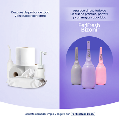 PeriFresh Bizoni®️ Botella de Higiene Perineal