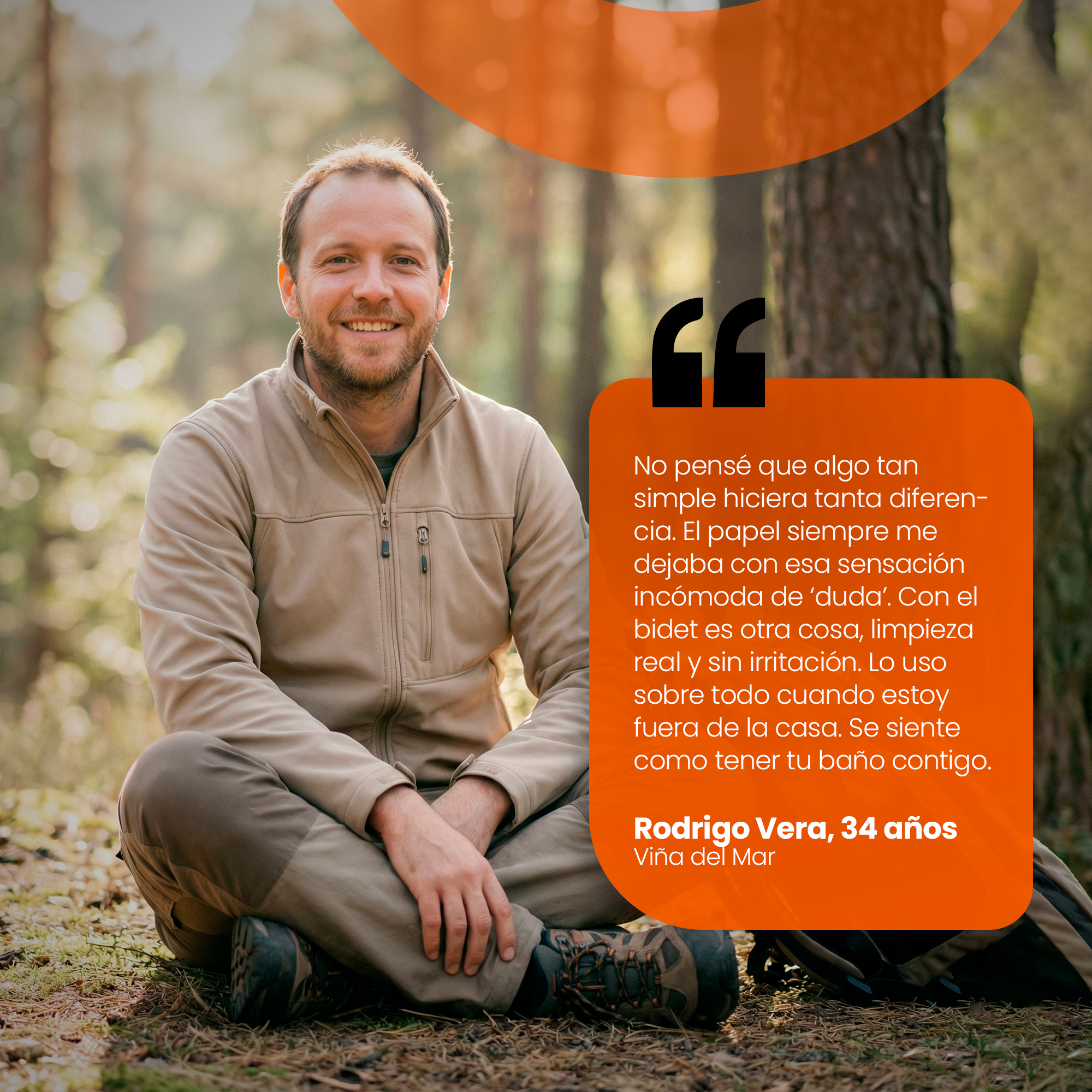 TravelClean Bidet Portátil Bizoni®️ Higiene inteligente en cualquier lugar.