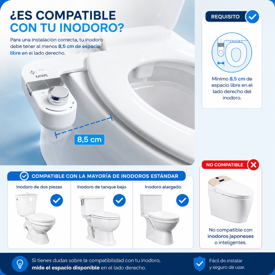 Pack Doble InstantBidet: Tu Baño + El de Visitas