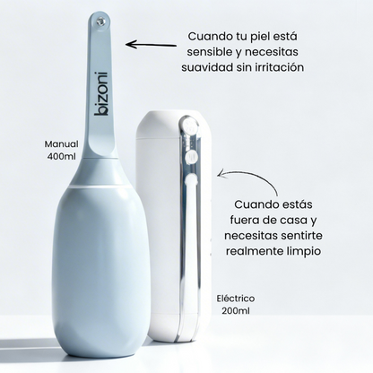 Pack Higiene Portátil Completa | Bidet Portátil + Botella de Higiene Femenina