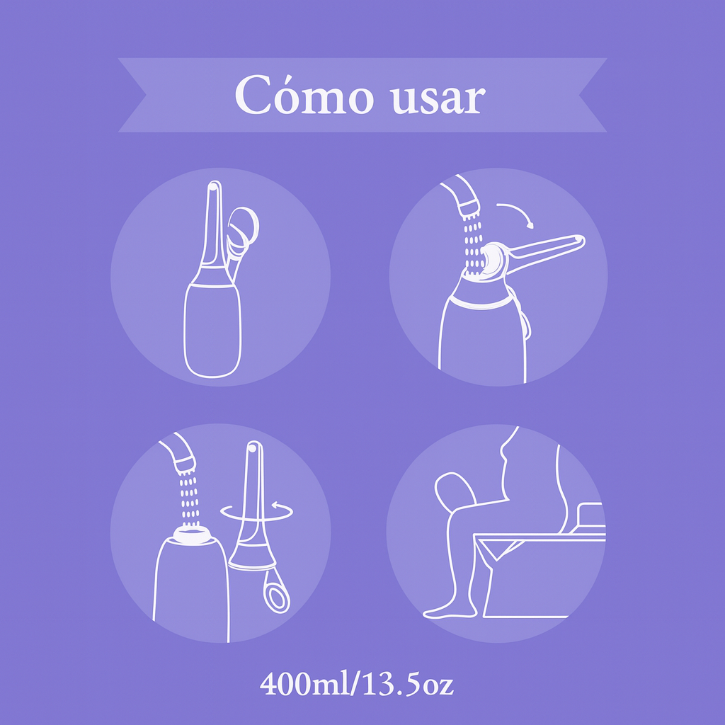 Botella de Higiene perineal / Bidet Manual Bizoni