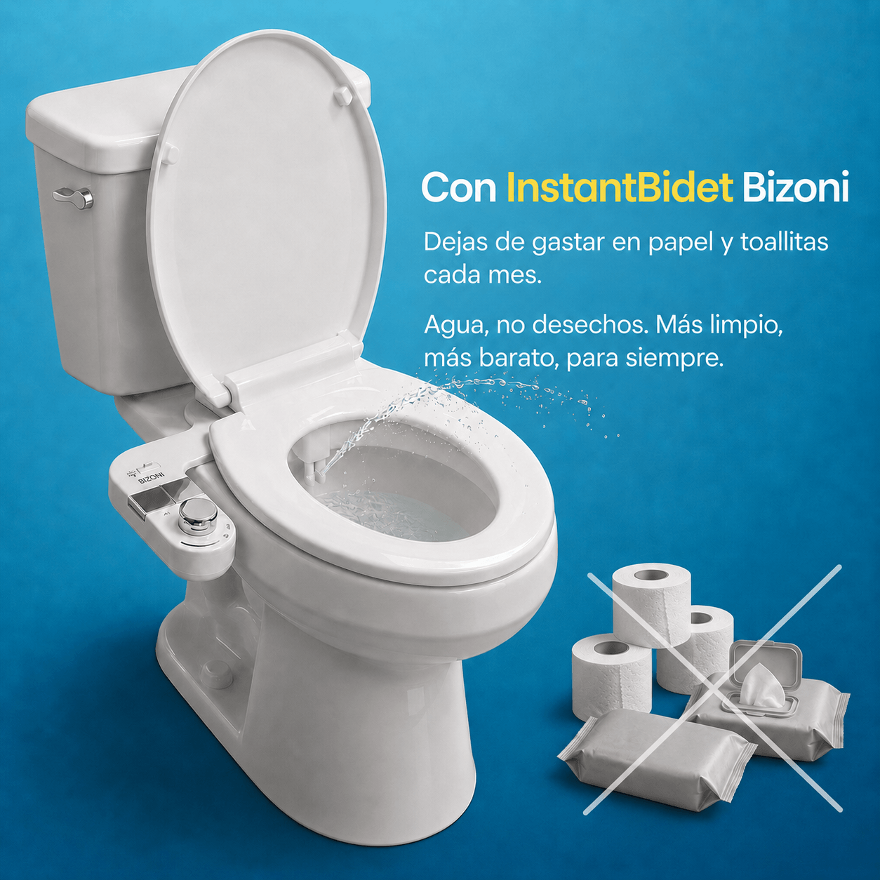 Pack Doble InstantBidet: Tu Baño + El de Visitas