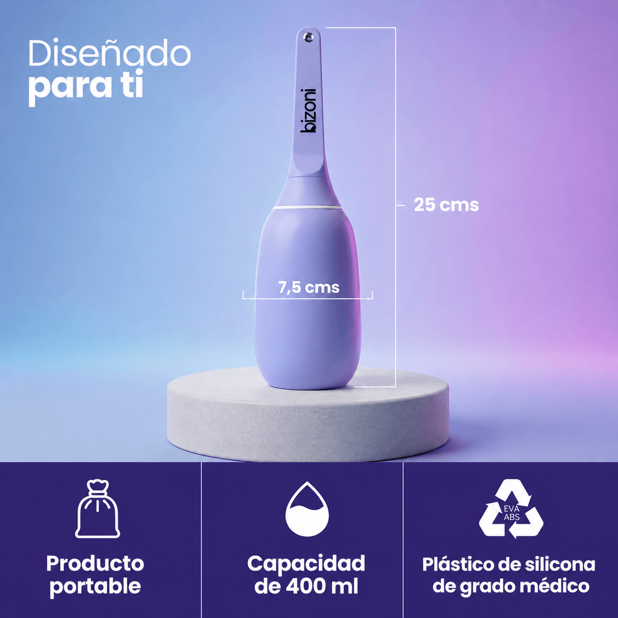 Pack Duo Portátil | Bidet Portátil + Botella de Higiene Femenina