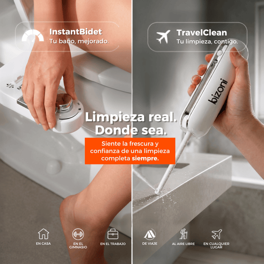 Pack Higiene Total | Bidet para W.C + Bidet Portátil