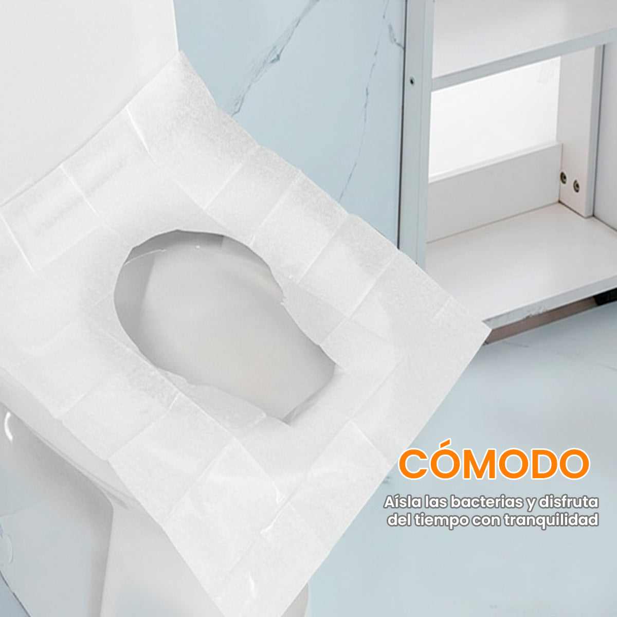 Bizoni SafeSeat™ Cubre Asiento Biodegradable Flushable